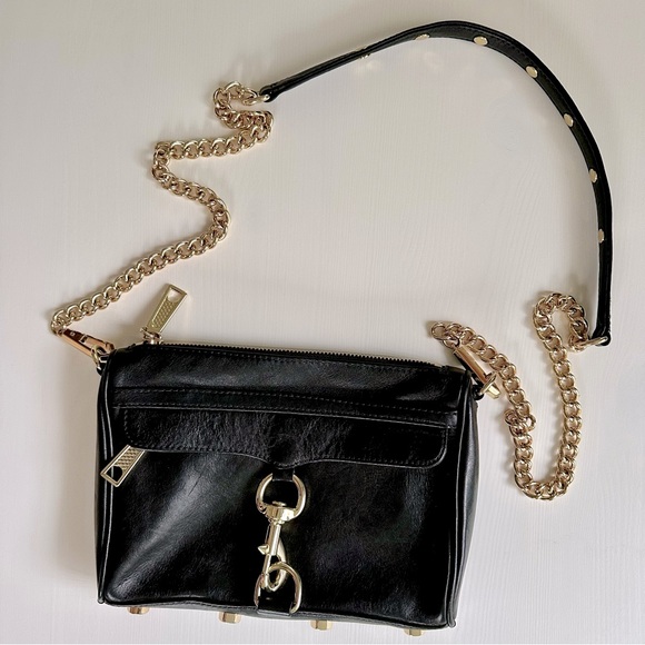 Rebecca Minkoff Handbags - Rebecca Minkoff Mini MAC Crossbody - Black